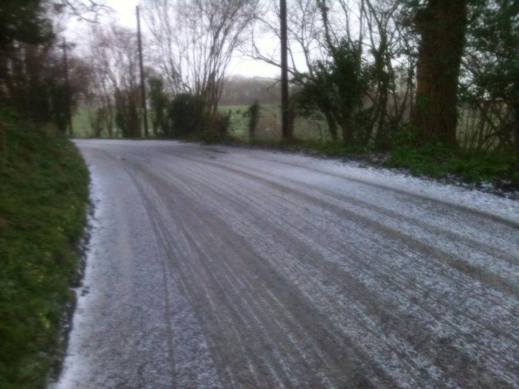 Four hailstone storms & four seasons in a day