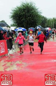 Splashing our way to the finish